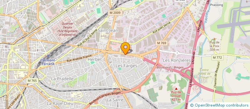 localisation de l'entreprise DREAM MOTORS AUTOMOBILES  CLERMONT-FERRAND