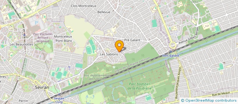localisation de l'entreprise DREAM NET CLEAN à SEVRAN