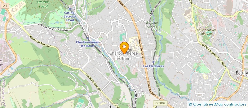 localisation de l'entreprise DREAM ON ICE à CHARBONNIERES-LES-BAINS