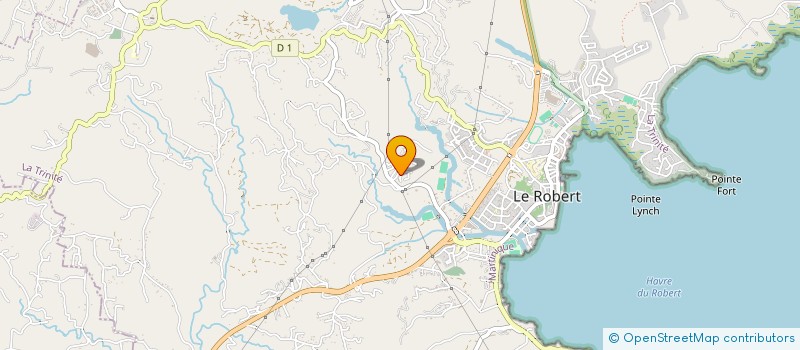 localisation de l'entreprise DREAM OPTIK  LE ROBERT