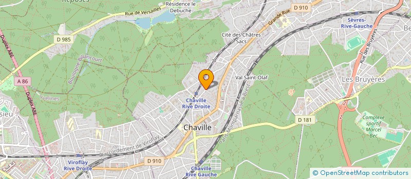 localisation de l'entreprise DREAM POINT COM à CHAVILLE