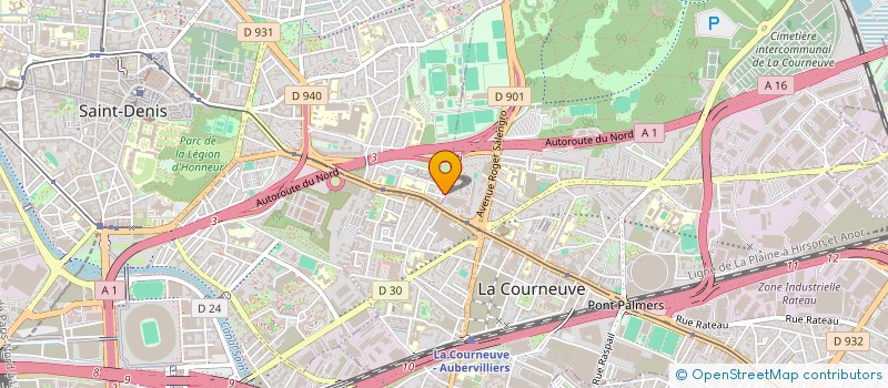 localisation de l'entreprise DREAM PROJECT à SAINT-DENIS