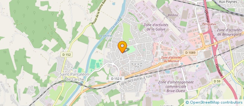 localisation de l'entreprise DREAM RENOV  SAINT-PANTALEON-DE-LARCHE