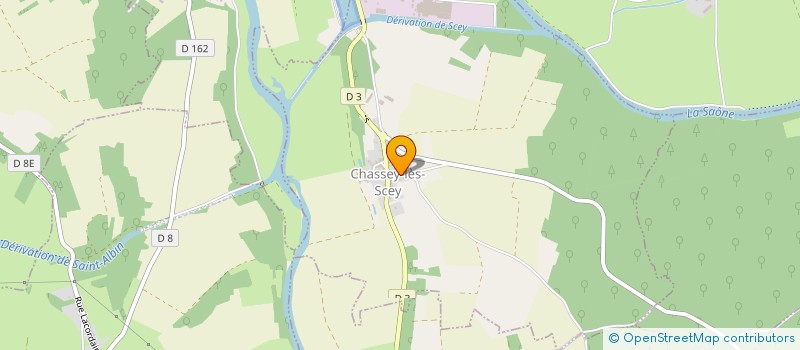 localisation de l'entreprise DREAM'S COUNTRY 70  CHASSEY-LES-SCEY