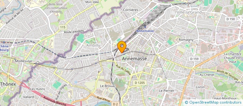 localisation de l'entreprise DREAM'S DOOR  ANNEMASSE