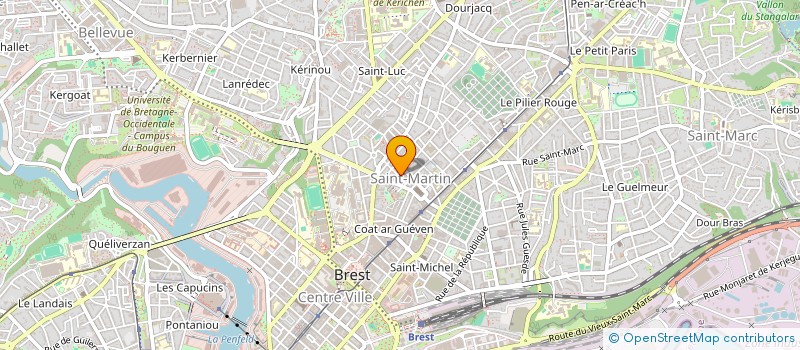 localisation de l'entreprise DREAM'S PIZZA à BREST