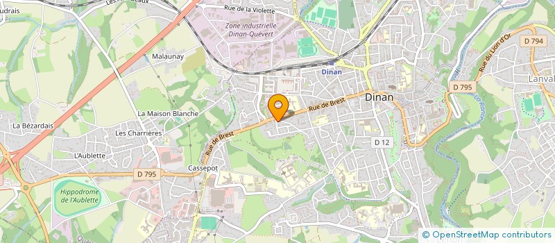 localisation de l'entreprise DREAM TEAM à DINAN