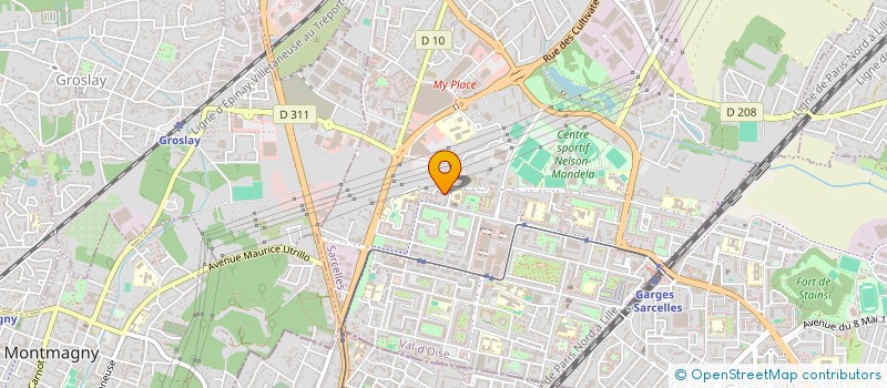 localisation de l'entreprise DREAM TEAM  SARCELLES