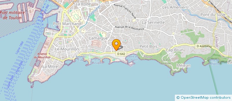 localisation de l'entreprise DREAM TEAM à TOULON