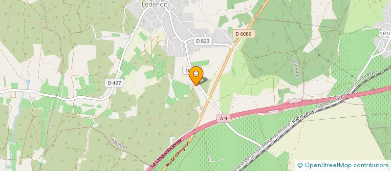 localisation de l'entreprise DREAM TEAM DE LEDENON  LEDENON