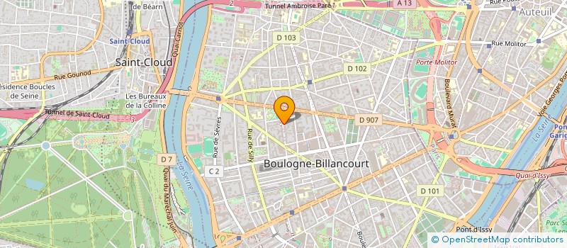 localisation de l'entreprise DREAM TRANSPORTATIONS à BOULOGNE-BILLANCOURT