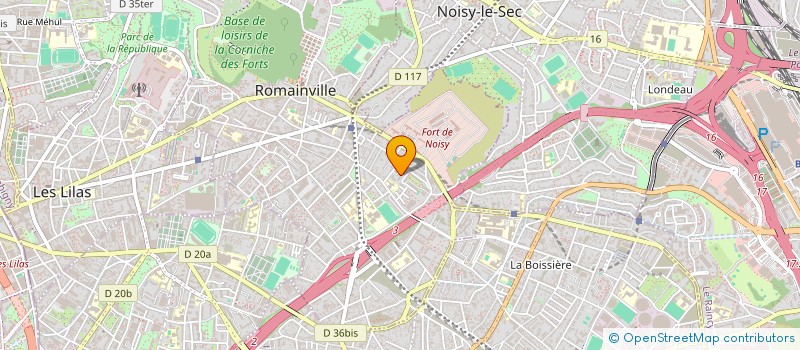 localisation de l'entreprise DREAM TRAVEL à ROMAINVILLE