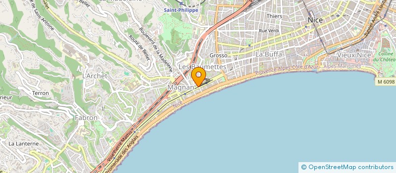 localisation de l'entreprise DREAM UNIVERSE EVENTS à NICE