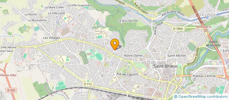 localisation de l'entreprise DREAM UP CREW à SAINT-BRIEUC