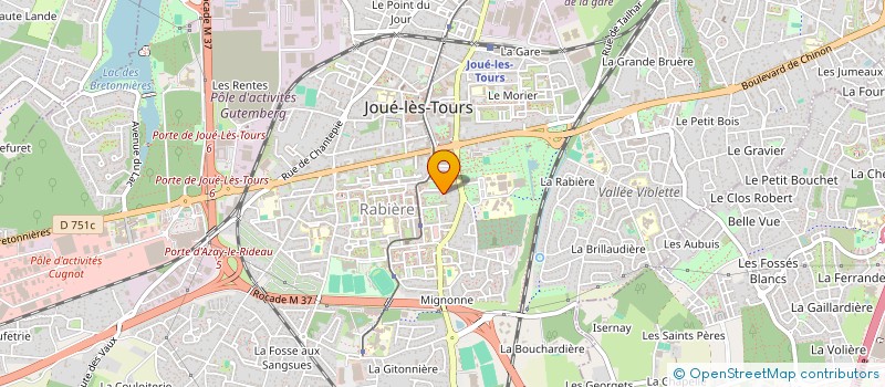 localisation de l'entreprise DREAMANDJOY à JOUE-LES-TOURS