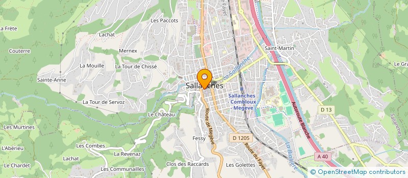 localisation de l'entreprise DREAMCATCHER à SALLANCHES