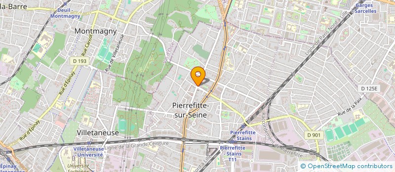 localisation de l'entreprise DREAMCUT à PIERREFITTE-SUR-SEINE
