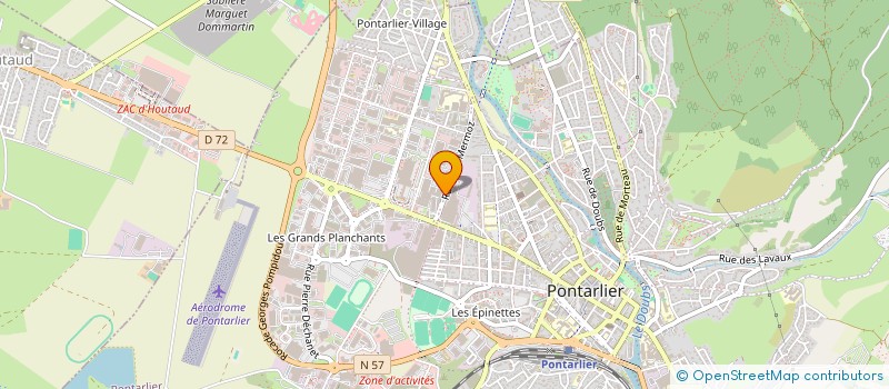 localisation de l'entreprise DREAMDAY à PONTARLIER