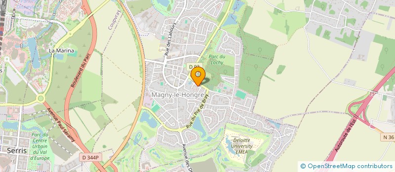 localisation de l'entreprise DREAMERLIFE  MAGNY-LE-HONGRE