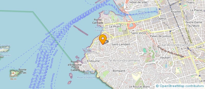 localisation de l'entreprise DREAMERS à MARSEILLE