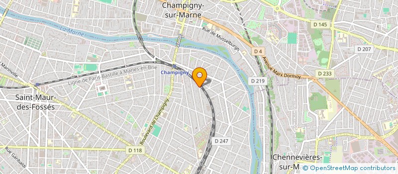 localisation de l'entreprise DREAMEVENTS PRODUCTION à SAINT-MAUR-DES-FOSSES