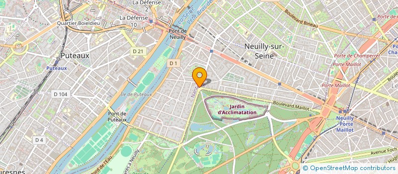 localisation de l'entreprise DREAMGUEST à NEUILLY-SUR-SEINE