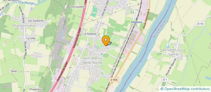 localisation de l'entreprise DREAMHOUSE  SAINT-MARTIN-BELLE-ROCHE