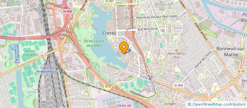 localisation de l'entreprise DREAMLAND  CRETEIL