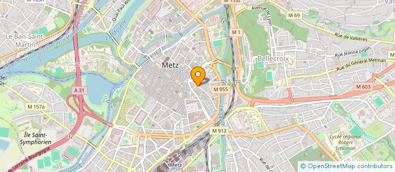 localisation de l'entreprise DREAMLAND-METZ  METZ