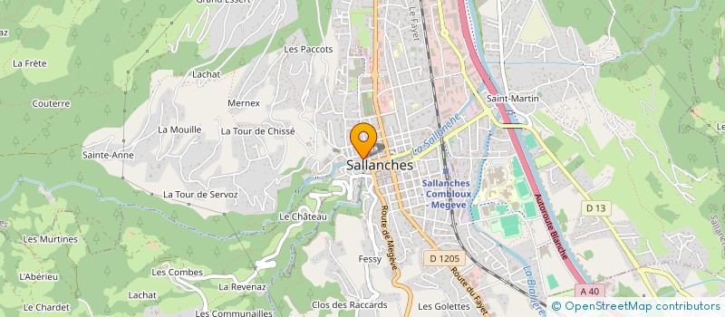 localisation de l'entreprise DREAMLIFE à SALLANCHES