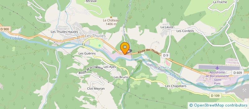 localisation de l'entreprise DREAMLINE SOLUTIONS  LES THUILES