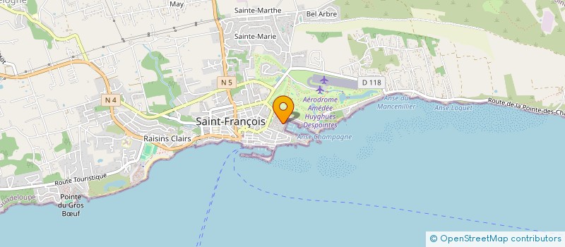 localisation de l'entreprise DREAMLOC à SAINT-FRANCOIS