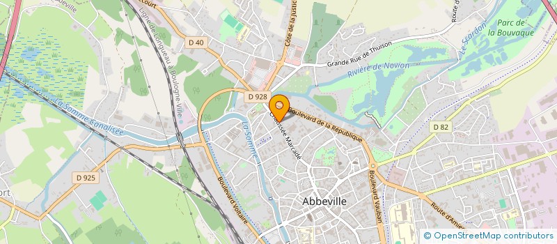 localisation de l'entreprise DREAMRUN à ABBEVILLE