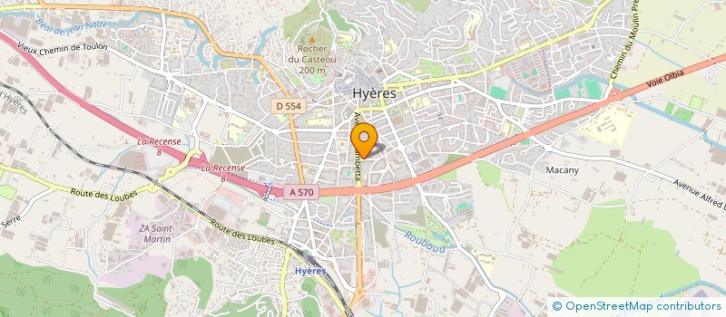 localisation de l'entreprise DREAMRUN à HYERES