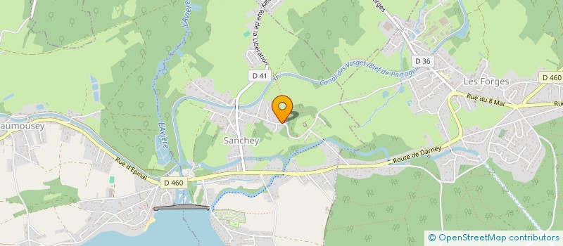 localisation de l'entreprise DREAMS  SANCHEY