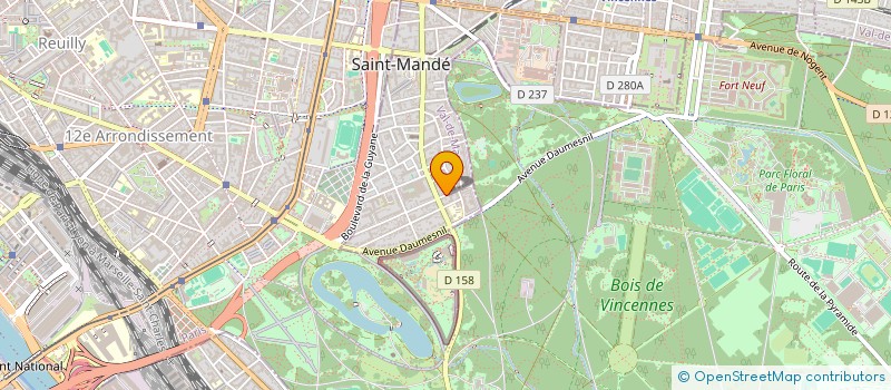localisation de l'entreprise DREAMS à SAINT-MANDE