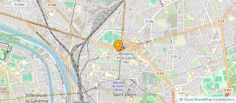 localisation de l'entreprise DREAMS CAFE à SAINT-DENIS