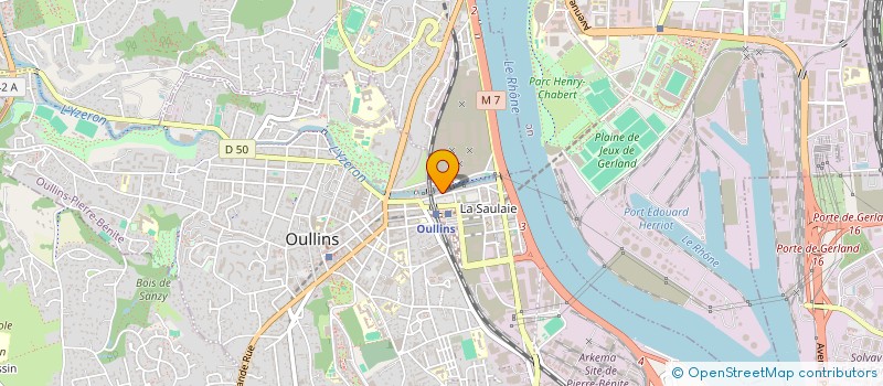 localisation de l'entreprise DREAMS - COM  OULLINS-PIERRE-BENITE