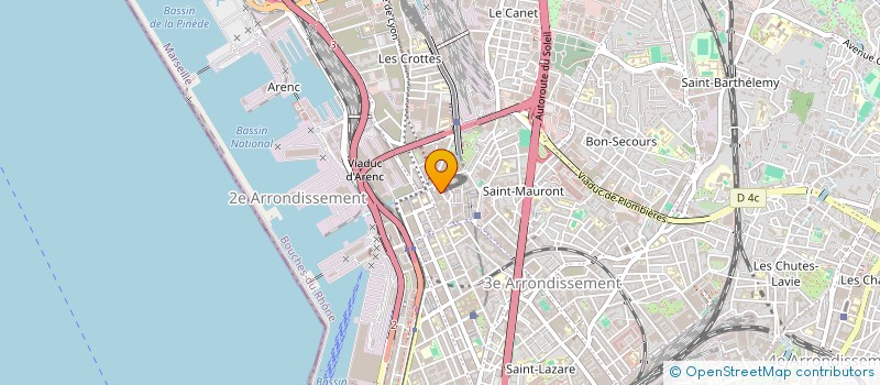 localisation de l'entreprise DREAMS DOCK 13 à MARSEILLE