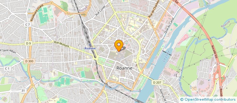 localisation de l'entreprise DREAMS DONUTS ROANNE à ROANNE