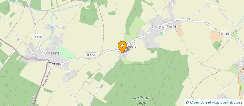 localisation de l'entreprise DREAMS ENTERTAINMENT  CIVRY-LA-FORET