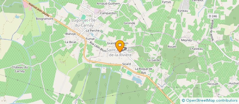 localisation de l'entreprise DREAMS IN SONG  SAINT-GERMAIN-DE-LA-RIVIERE