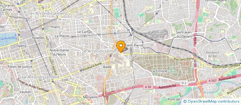 localisation de l'entreprise DREAMS NETWORK à MARSEILLE