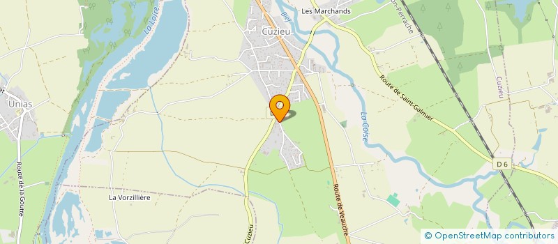 localisation de l'entreprise DREAMS TEA  CUZIEU