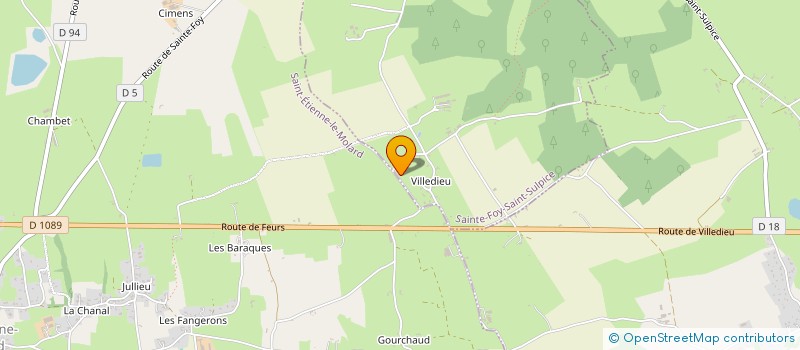 localisation de l'entreprise DREAMS TIM  SAINTE-FOY-SAINT-SULPICE