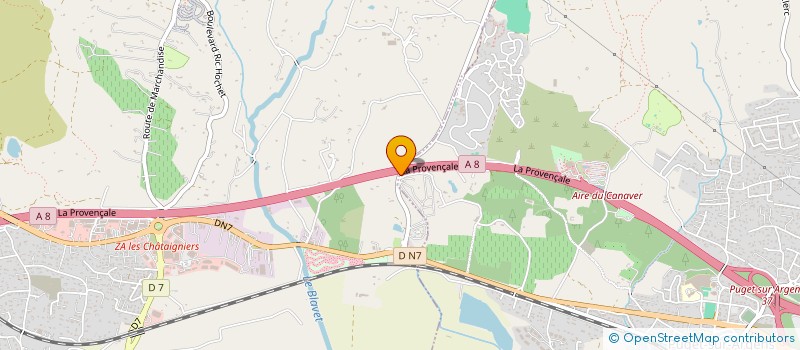 localisation de l'entreprise DREAMSIDE  ROQUEBRUNE-SUR-ARGENS