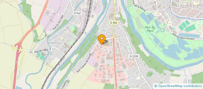 localisation de l'entreprise DREAMSPORT à MAREUIL-LES-MEAUX