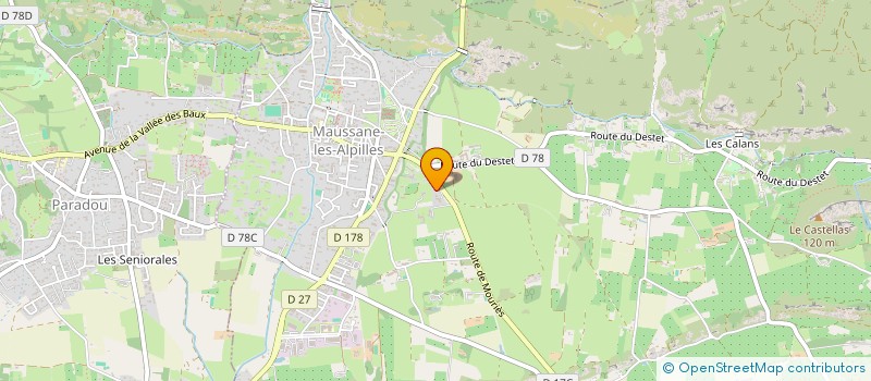 localisation de l'entreprise DREAMVIEW  MAUSSANE-LES-ALPILLES