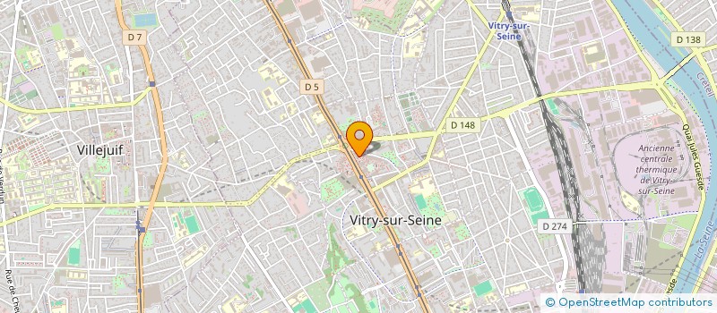 localisation de l'entreprise DREAMY à VITRY-SUR-SEINE