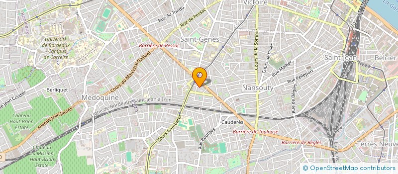 localisation de l'entreprise DREAN SERGERE  TALENCE